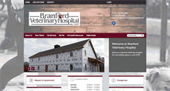 Desktop Screenshot of branfordveterinaryhospital.com